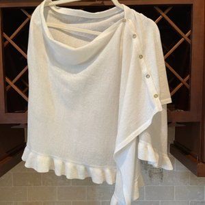 Lilly Pulitzer Harp Wrap/Poncho in White